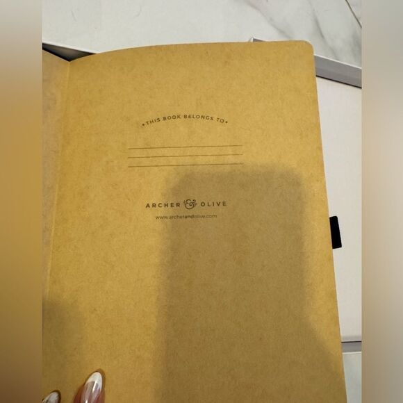 Archer and olive #21
Navy Blue Journal with Gold Constellation Design - Picture 5 of 6